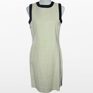 Lauen Ralph Lauren 2-tone black and cream dress size 8.